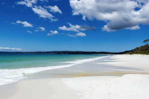 Bílý Písek Hyams Beach Jervisském Zálivu Nsw Austrálie — Stock fotografie