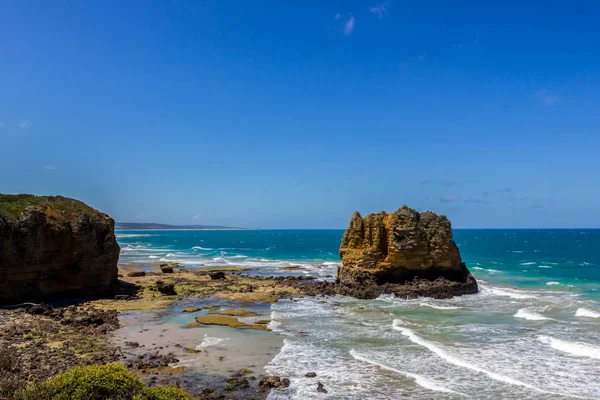 有名な崖付近 Apostel 美しい風景の自然の魅力 グレート オーシャン ロード ビクトリア — ストック写真