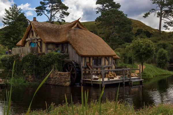 Hobbiton, Yüzüklerin Efendisi Film Seti Filmler, Auenland, Yeni Zelanda.