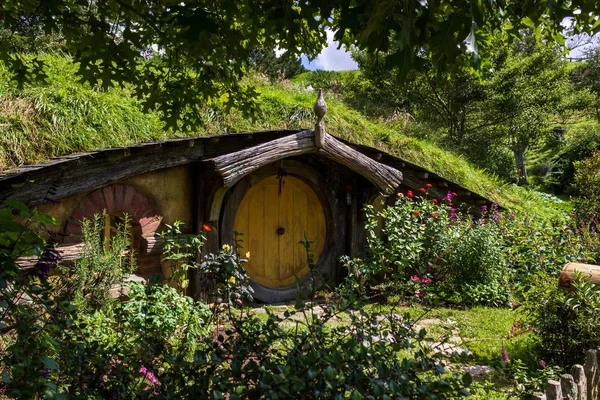 Hobbiton, Yüzüklerin Efendisi Film Seti Filmler, Auenland, Yeni Zelanda.