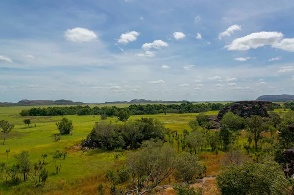 Panorama z vyhlídky Nadab v ubirru, kakadu - australsko — Stock fotografie