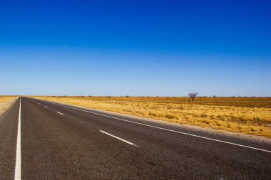 Flinders Hightway, Quennsland Avustralya Avustralya tatlı traight yol