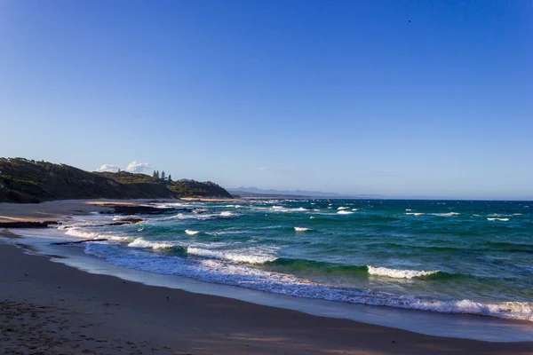 Shelley Sahili Nambucca Tepeleri numara 8 Avustralya 'nın en iyi plajı, Yeni Güney Galler, Avustralya — Stok fotoğraf