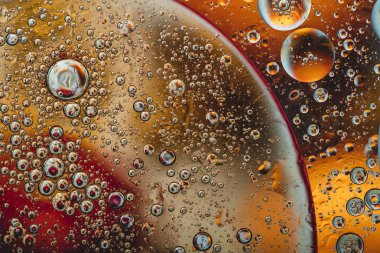 kozmik olarak güzel yağ daireleri olan birçok kabarcıklar vardır. inanılmaz güzel. Arka plan. bu sabun dünyasında kabarcıklar