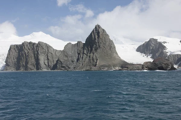 Paisaje Antártico Con Icebergs Día Claro Verano —  Fotos de Stock