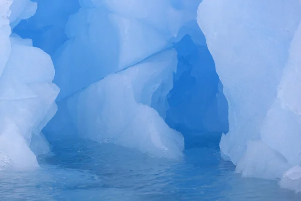 Antártico Muy Viejo Hielo Azul Primer Plano —  Fotos de Stock