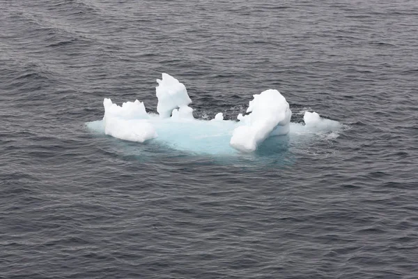 Antarctica Landscape Beautiful Blue Icebergs Ocean Sunny Day — Stock Photo, Image