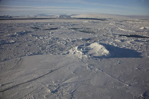 Meraviglioso Paesaggio Antartico Con Oceano Tramonto Giorno Antartico — Foto Stock