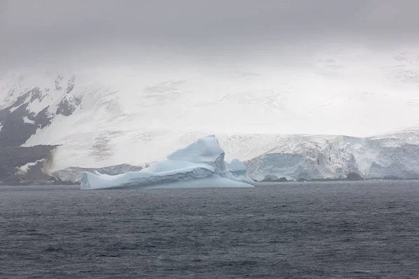 Paysage Des Îles Orcades Sud Avec Icebergs Océan Par Une — Photo