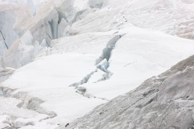 Güney Orkney Adaları buzul closeup bulutlu bir günde