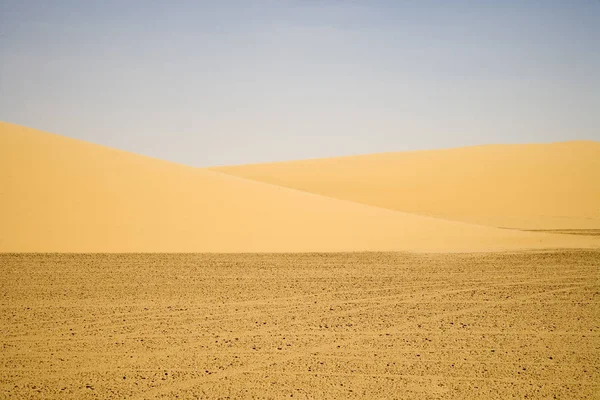 Єгипет Sahara Пустелі Ландшафту Сонячний День — стокове фото
