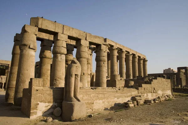 Egito Luxor Karnak Templo Verão Dia Ensolarado — Fotografia de Stock