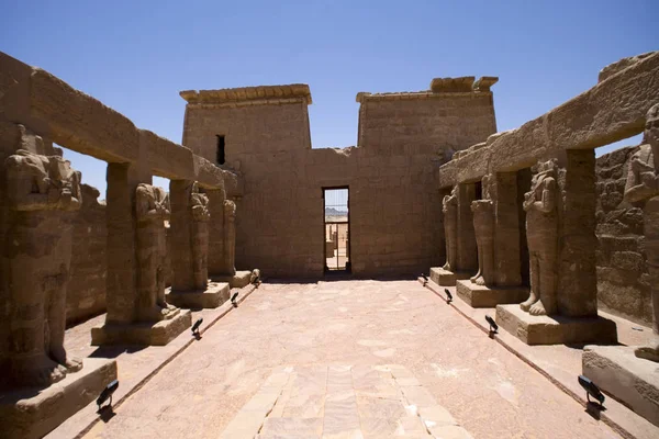 Egypt Ancient Egyptian Temples Amade Clear Sunny Day — Stock Photo, Image