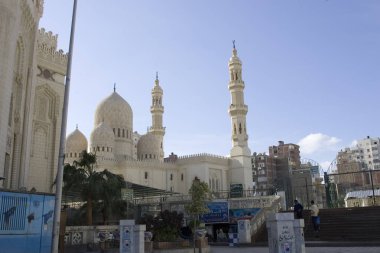 Mısır. Cairo şehir manzaralı günbatımı güneşli gün