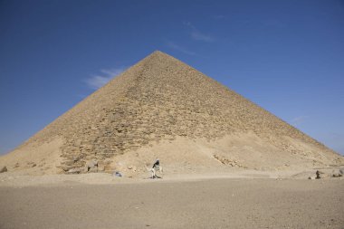 Mısır Kahire piramitlerin, Dahshur açık güneşli bir günde