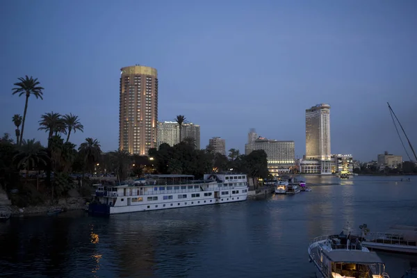 Egypte Cairo Uitzicht Stad Bij Zonsondergang Zonnige Dag — Stockfoto