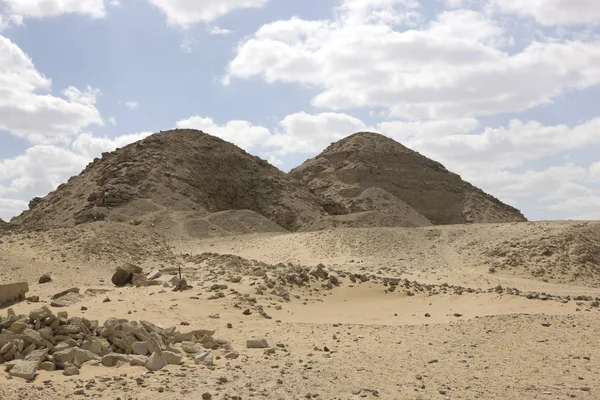 Mısır Cairo Pyramids Abusir Açık Güneşli Bir — Stok fotoğraf