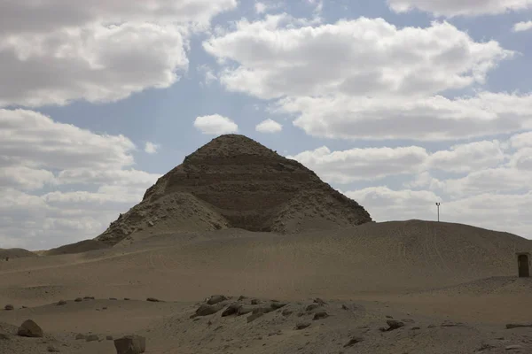 Egypte Pyramides Caire Abusir Par Temps Clair Ensoleillé — Photo