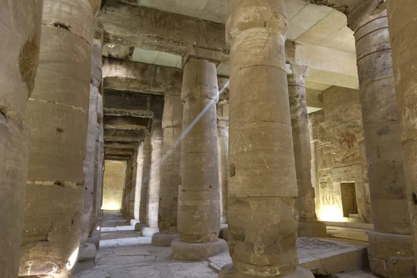 Egypt Abydos Interior Decoration Temple Seti — Stock Photo, Image