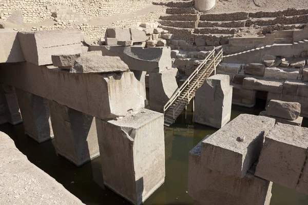 Egitto Abydos Tempio Osiride Una Chiara Giornata Sole — Foto Stock