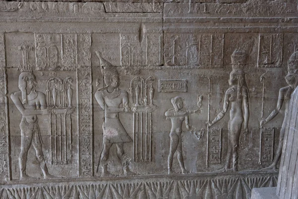 Egypt Dendera Interior Decoration Temple — Stock Photo, Image