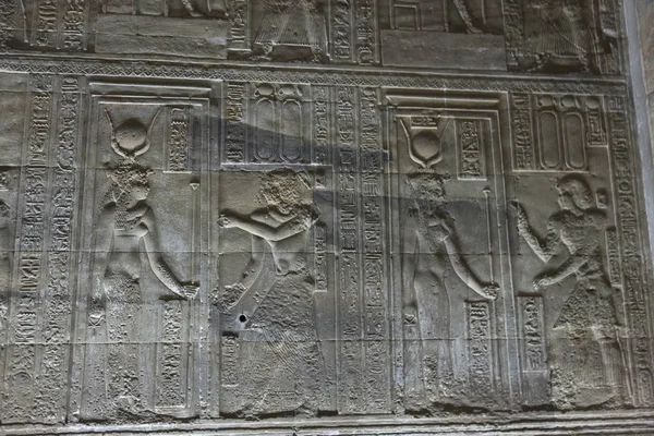 Egypt Dendera Interior Decoration Temple — Stock Photo, Image