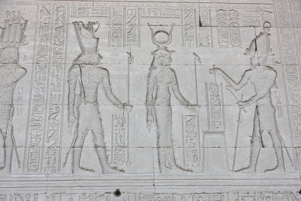 Egypte Dendera Décoration Intérieure Temple — Photo