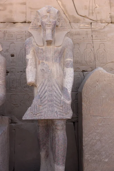 Egipto Luxor Templo Karnak Día Soleado —  Fotos de Stock