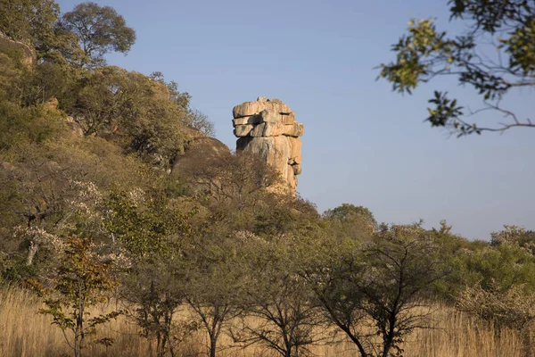 Ζιμπάμπουε Ματόμπο Εθνικό Πάρκο Μια Ηλιόλουστη Ημέρα — Φωτογραφία Αρχείου