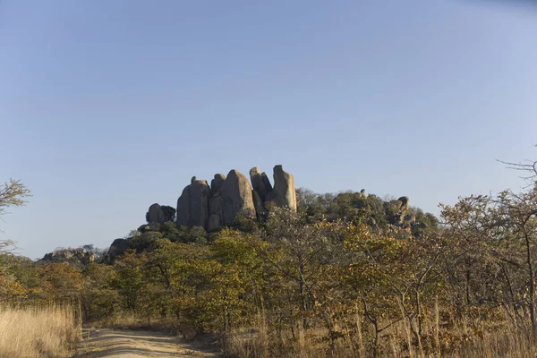 Национальный Парк Зимбабве Матобо Солнечный День — стоковое фото