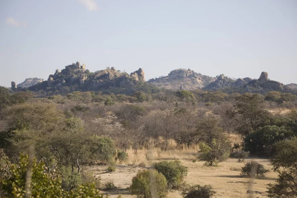 Zimbabwe Matobo Nemzeti Park Egy Napsütéses Napon — Stock Fotó