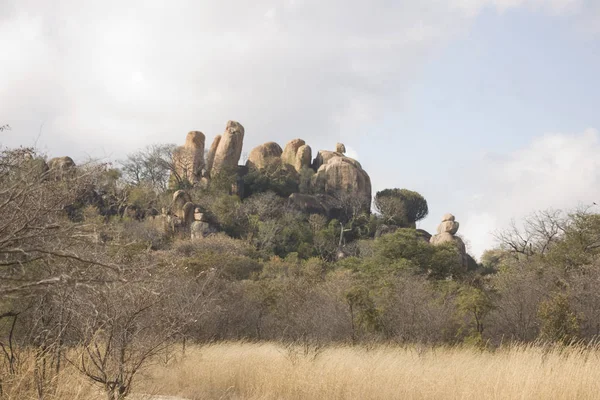 Parque Nacional Zimbabue Matobo Hills Día Soleado — Foto de Stock