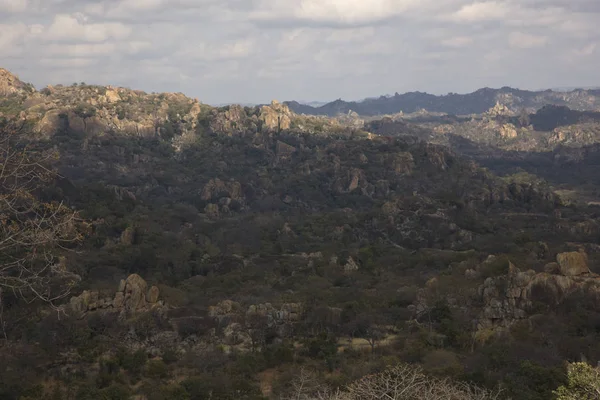 Zimbabwe Nemzeti Park Matobo Hills Egy Napsütéses Napon — Stock Fotó