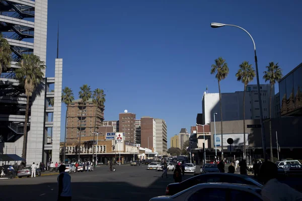 Harare Zimbabwe Görünümü Gün Güneşli Yaz — Stok fotoğraf