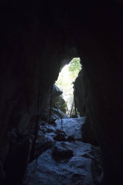 Madagaskar Tsingy De Bemaraha Milli Parklar güneşli bir yaz gününde