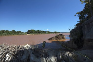 Madagaskar küçük Tsingy De Bemaraha Milli Parklar güneşli bir yaz gününde