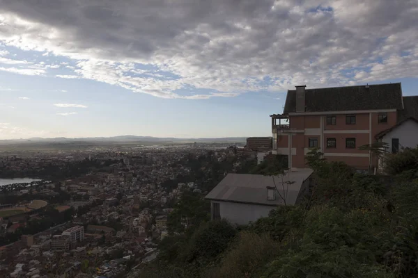 Madagaskar Widok Antananarivo Pochmurny Letni Dzień — Zdjęcie stockowe