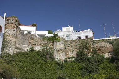 Bir bahar bulutlu bir günde Tetouan Fas beyaz şehir