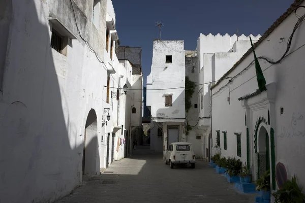 Morocco White Houses City Tangier Sunny Day — Stock Photo, Image