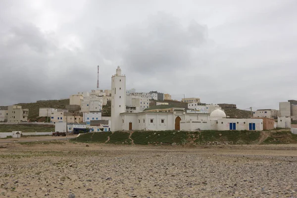 Maroc Vue Sur Vieille Ville Tiznit Par Une Journée Nuageuse — Photo