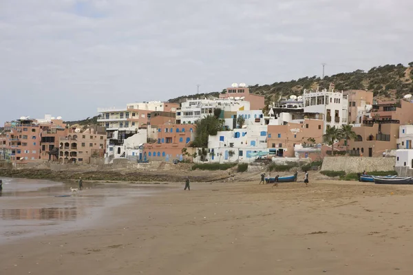 Maroc Vue Sur Vieille Ville Tiznit Par Une Journée Nuageuse — Photo