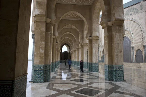 Marocco Moschea Casablanca Hassan Sale Interne — Foto Stock