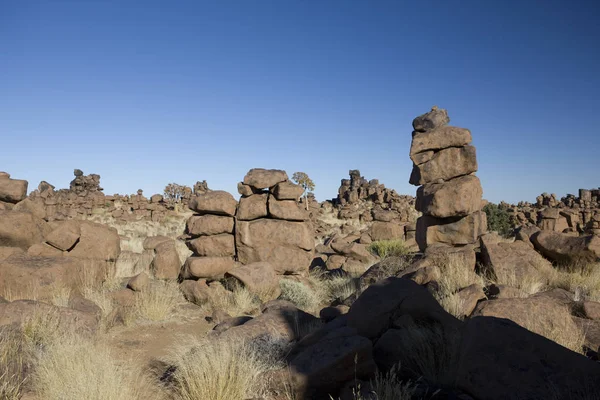 Namibia. The Giants - amazing stone town on a sunny summer day