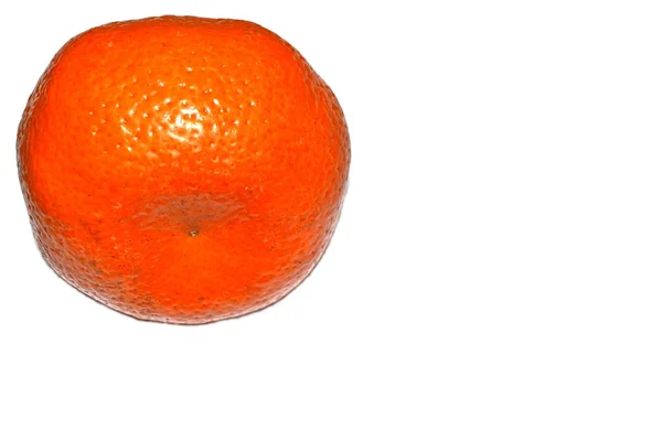 Mandarina Sobre Fondo Blanco — Foto de Stock