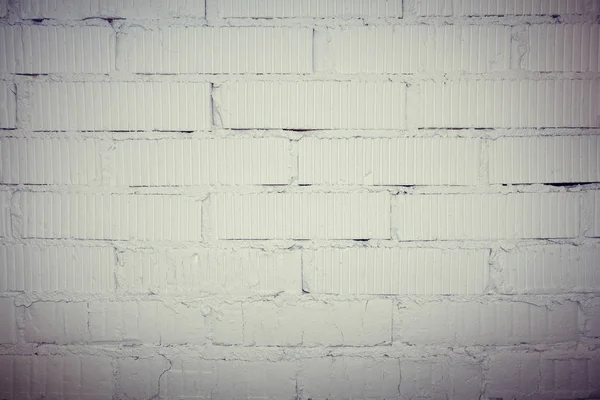 Brick wall of white color — Stock Photo, Image