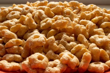 Tatlı yastıkları. Yıldız kahvaltı hazır.