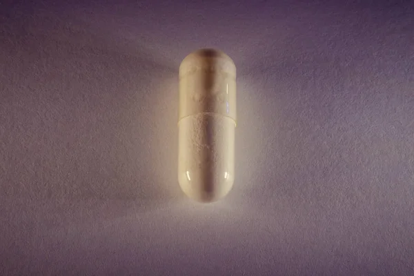 Pill közelről. Kapszula gyógyszer. — Stock Fotó