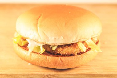 Burger lokanta ile et, peynir