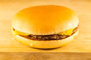 Burger lokanta ile et, peynir