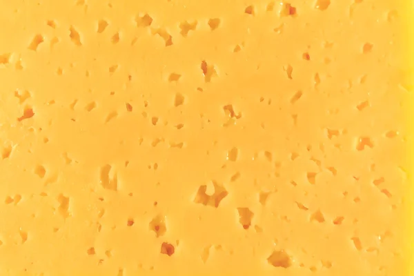 Queso Con Agujeros Amarillo Blanco Cerca — Foto de Stock